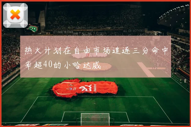 热火计划在自由市场追逐三分命中率超40的小哈达威
